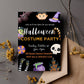 Halloween Party Invitation, Trick or Treat Party Invite, Costume or Birthday Party Invite, DIY Editable Printable Template, Digital Download