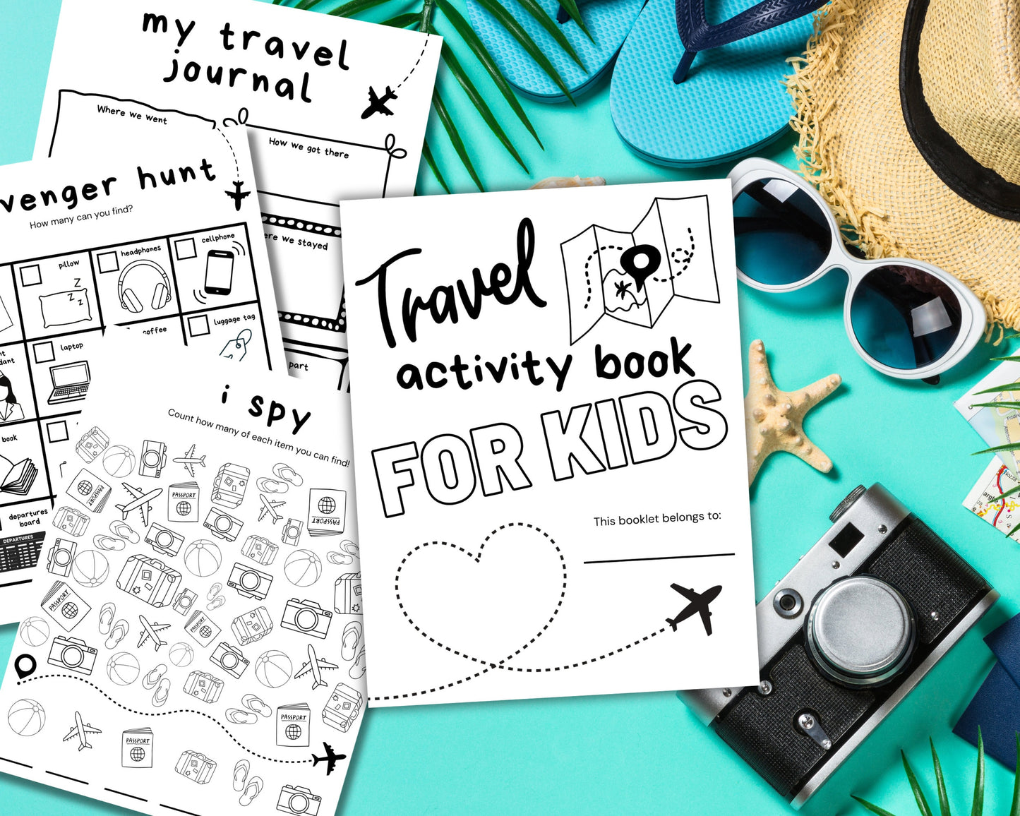 Ultimate Travel Bundle for Kids, Activity Pack, Travel Printables, Family Travel, Kid Games, Travel Games, Travel Activities, Kid Activities