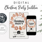 Christmas Party Invitation, Holiday Party Invitation, Kid Christmas Party Invite, DIY Editable Printable XMAS Invite, Christmas Download