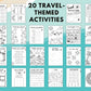 Ultimate Travel Bundle for Kids, Activity Pack, Travel Printables, Family Travel, Kid Games, Travel Games, Travel Activities, Kid Activities