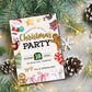 Christmas Party Invitation, Holiday Party Invitation, Kid Christmas Party Invite, DIY Editable Printable Template, XMAS Invite DIY Download