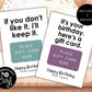 Funny Gift Card Holder, Printable Editable Gift Card Holder, Sarcastic Gift Card Holder, Humorous Card, Birthday Valentine's Day GC Holder