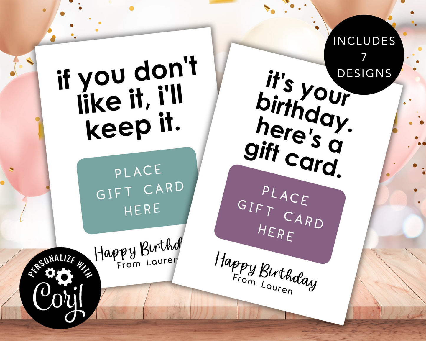 Funny Gift Card Holder, Printable Editable Gift Card Holder, Sarcastic Gift Card Holder, Humorous Card, Birthday Valentine's Day GC Holder