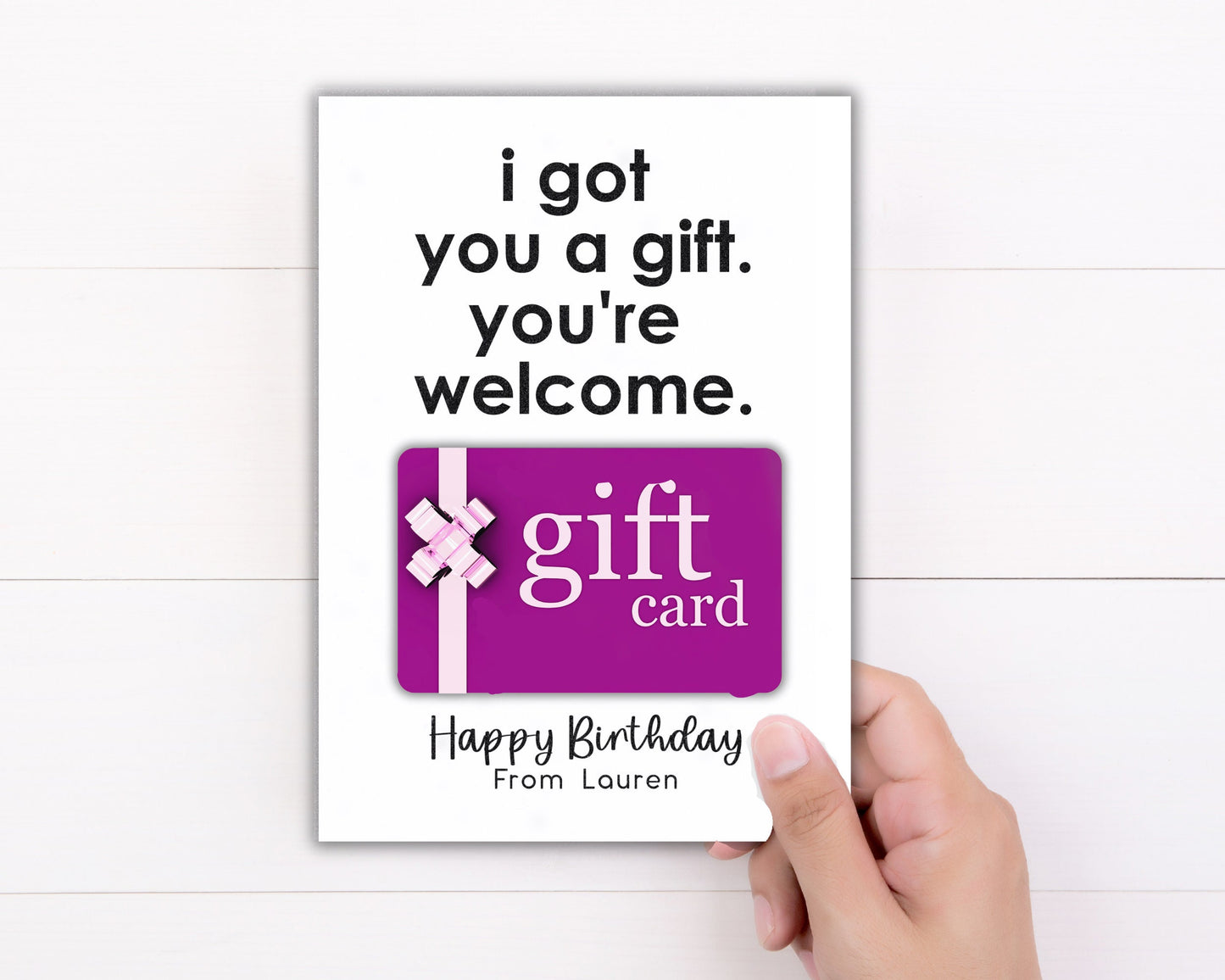 Funny Gift Card Holder, Printable Editable Gift Card Holder, Sarcastic Gift Card Holder, Humorous Card, Birthday Valentine's Day GC Holder