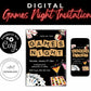 Games Night Invitation | Editable Games Game Night Party Invitation | Couple Games Night Invite | Editable Template | Casino Night Invite