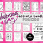 Valentine's Day Bundle for Kids, Activity Pack, Valentine Printable Activities, Kids Party Activities, Classroom Valentine Games for Kids