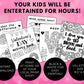 Valentine's Day Bundle for Kids, Activity Pack, Valentine Printable Activities, Kids Party Activities, Classroom Valentine Games for Kids