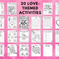 Valentine's Day Bundle for Kids, Activity Pack, Valentine Printable Activities, Kids Party Activities, Classroom Valentine Games for Kids