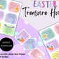 Easter Treasure Hunt for kids, Kids Scavenger Hunt, Printable Treasure Hunt Cards, Scavenger Hunt Clues, Indoor Kids Games, Easter Egg Hunt