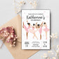 Ballerina Birthday Party Invitation, Girl Invitation, Pink Ballet Invite, Instant Digital Download, Printable Editable Template, Dance Party