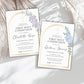 Baptism Christening First Communion Invitation Template, Editable Baptism Holy Communion Invitation, Floral Cross Printable Sacrament Invite