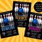 Bowling Night Invitation | Editable Bowling Event Invitation | Bowling Party Invite | Editable Template | Bowling Birthday Invite Adult/Kids