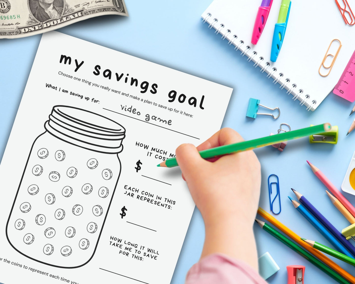 Financial Literacy Workbook for Kids