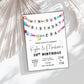 In Our Birthday Era Friendship Bracelet Invitation, Double Birthday Invitation, Birthday Era Digital Download, Printable Editable Template