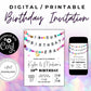 In Our Birthday Era Friendship Bracelet Invitation, Double Birthday Invitation, Birthday Era Digital Download, Printable Editable Template