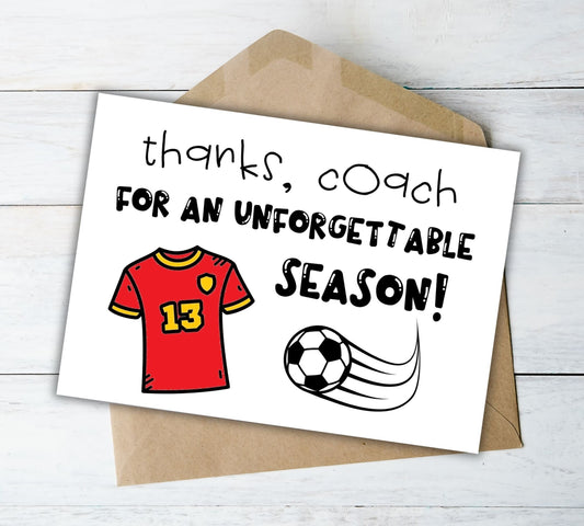 Color Your Own Editable Baseball Coach Thank You Card,End of Season,Baseball Team Greeting Card,Thanks Coach Great Season Printable Template