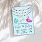 In My Pool Party Era Friendship Bracelet Invitation, Summer Birthday Invitation, Swimming Bday Digital Download, Printable Editable Template