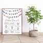 In My Birthday Era Friendship Bracelet Milestone Birthday Welcome Sign - Editable Template