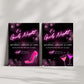 Girls Night Out Invitation | Ladies Night Out Birthday Party Invitation | Bachelorette Party Invite | Editable Template | Bar Hopping Invite