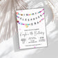 In My Sleepover Era Friendship Bracelet Invitation, Girl Birthday Invite, Slumber Party Digital Download, Printable Editable Template