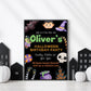 Halloween Kid Birthday Party Invitation, Child October Bday, Trick or Treat Costume Party Invite, DIY Editable Template, Digital Download