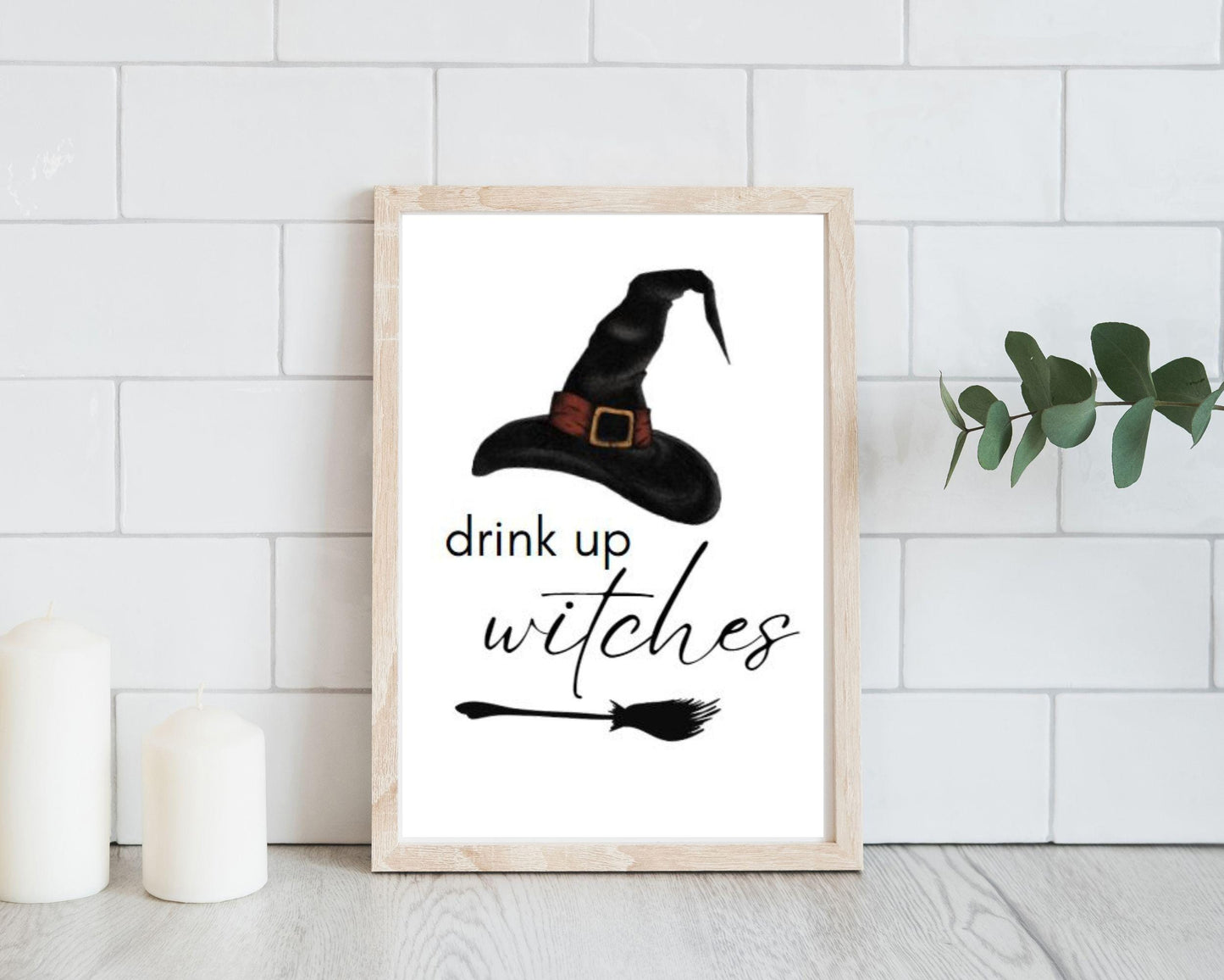 Halloween Drinking Decor Set of 4 Digital Prints, Wall Art, Drink Signs, Bar Menu, Decor Bundle, Instant Printable Digital Downloads