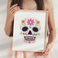 Day of the Dead Halloween Decor two Sets of 3 Digital Prints, Día de los Muertos, Festive Halloween Decor Bundle, Instant Download Printable