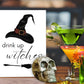 Halloween Drinking Decor Set of 4 Digital Prints, Wall Art, Drink Signs, Bar Menu, Decor Bundle, Instant Printable Digital Downloads