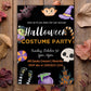 Halloween Party Invitation, Trick or Treat Party Invite, Costume or Birthday Party Invite, DIY Editable Printable Template, Digital Download