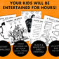 Ultimate Halloween Activity Bundle for Kids, Halloween Printable, Kid Games, Fall Worksheet, Trick or Treat Coloring Pages, Child Activities