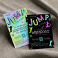 Jump Birthday Party Invitation, Trampoline Park Birthday invitation, Bounce Kids Invite, Girl Jump Party Invite, Printable Editable Template