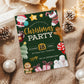 Christmas Party Invitation, Holiday Party Invitation, Kid Christmas Party Invite, DIY Editable Printable Template, DIY Xmas Event Invite