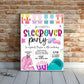 Sleepover Birthday Party Invitation, Pink Girl Slumber Party Birthday Invite, DIY Editable Printable Template, Spa Party Kids Tweens Teens