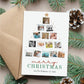 Photo Christmas Card, Custom Holiday Greeting Card, Christmas Tree Card, Family Photos Greeting Card Digital Download, DIY Editable Template