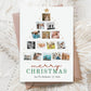 Photo Christmas Card, Custom Holiday Greeting Card, Christmas Tree Card, Family Photos Greeting Card Digital Download, DIY Editable Template