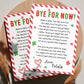 Editable Elf Goodbye Letter, December Elf Departure Card, Santa's Christmas Elf Activity, Elf Bye For Now Letter to Kids, Printable Template