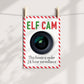 Elf Cam Printable, Elf Surveillance Camera Letter, Santa Christmas Elf Activities, Elf Welcome Letter for Kids, December Printable Template