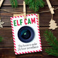 Elf Cam Printable, Elf Surveillance Camera Letter, Santa Christmas Elf Activities, Elf Welcome Letter for Kids, December Printable Template