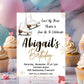 Editable Ice Skating Birthday Party Invitation for Girls, DIY Gold Sparkle Skate Invite, Bday Editable Template, Instant Digital Download