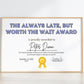 25 Funny Employee Recognition Award Certificates, Editable Template, Staff Appreciation, Funny Gift for Staff Employee Coworker Colleague