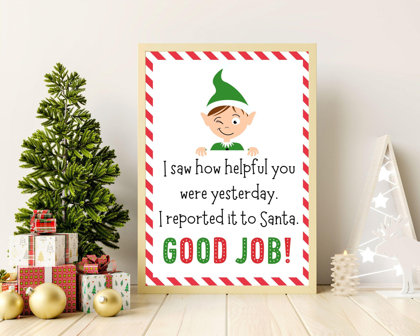 Christmas Elf Notes, Daily Elf Props & Fun Activites, Set of 28 Elf Cards with Jokes, Games, Notes from the North Pole, Elf Letters to Kids