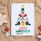 Christmas Card for Hockey Player, Holiday Greeting Card, Hockey Team Printable Folded Card from Coach, Happy Hockey Days Xmas Card Download