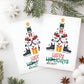 Christmas Card for Hockey Player, Holiday Greeting Card, Hockey Team Printable Folded Card from Coach, Happy Hockey Days Xmas Card Download