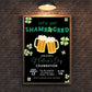 St. Patrick's Day Celebration Invitation, Let's Get Shamrocked, Saint Patrick's Day Party Invite, Green Beer Party, St. Patty's/Paddy's Day