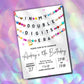 In My Double Digits Era Friendship Bracelet Invitation, 10th Girl Birthday Invite, Birthday Era Digital Download,Printable Editable Template